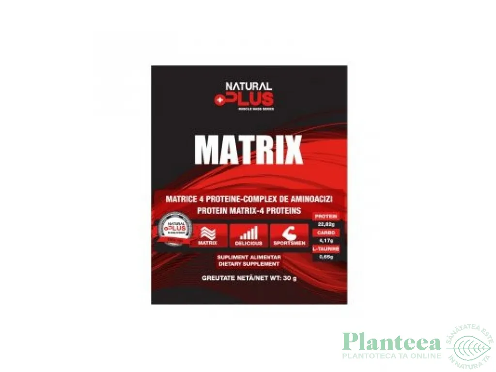 Pulbere proteica mix 4sort Matrix 1pl - NATURAL PLUS