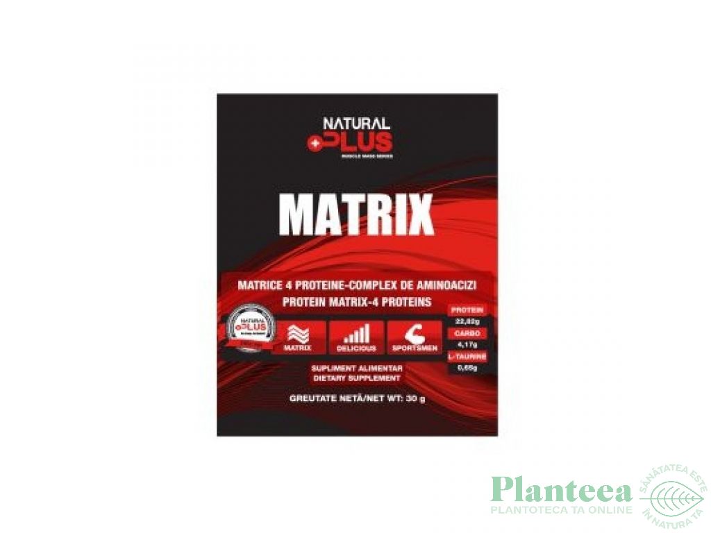 Pulbere proteica mix 4sort Matrix 1pl - NATURAL PLUS
