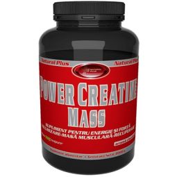 Pulbere Power creatine mass 2kg - NATURAL PLUS