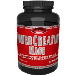 Pulbere Power creatine mass 900g - NATURAL PLUS