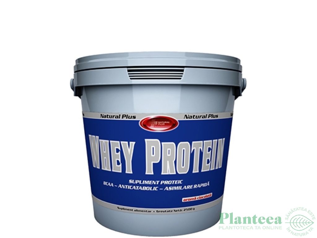 Pulbere proteica zer concentrat Whey pro 2,5kg - NATURAL PLUS