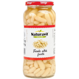 Conserva fasole alba fiarta 580ml - NATURAVIT