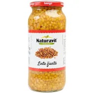 Conserva linte galbena fiarta 580ml - NATURAVIT