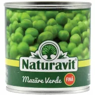 Conserva mazare verde boabe 425ml - NATURAVIT