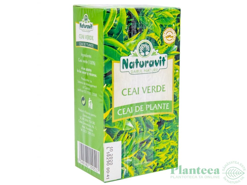 Ceai verde 20dz - NATURAVIT