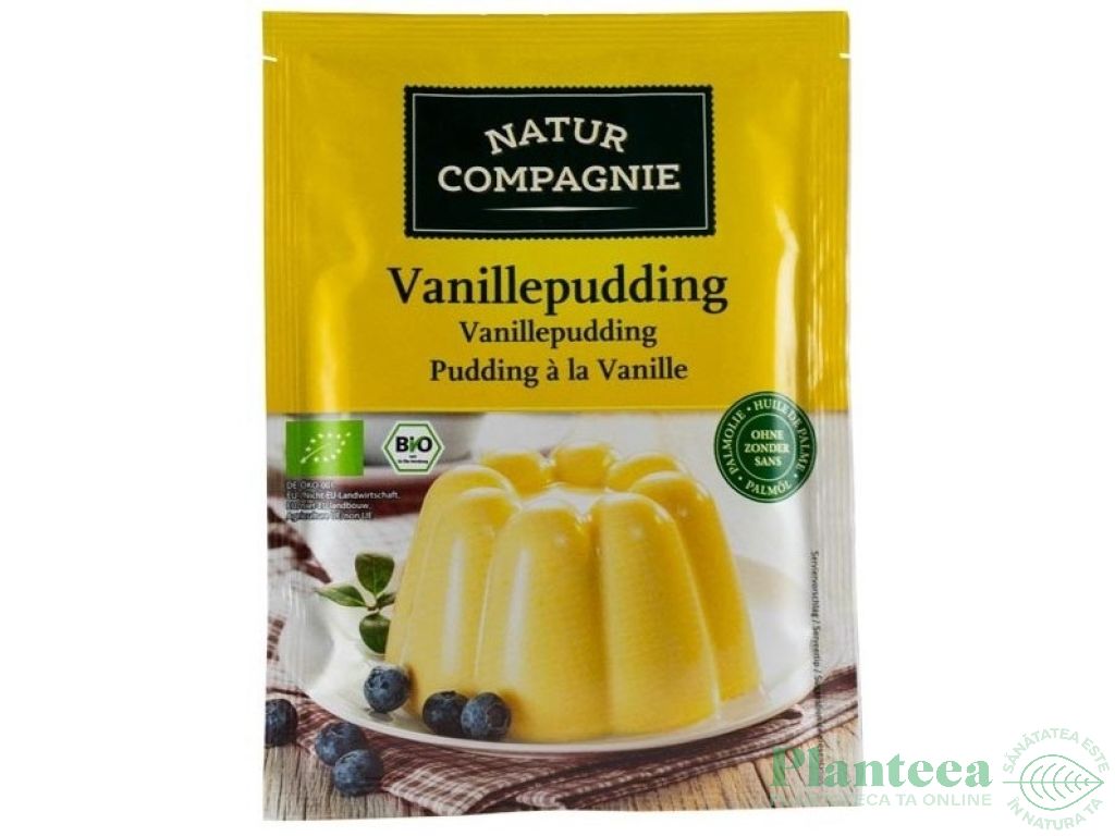 Praf budinca vanilie eco 38g - NATUR COMPAGNIE