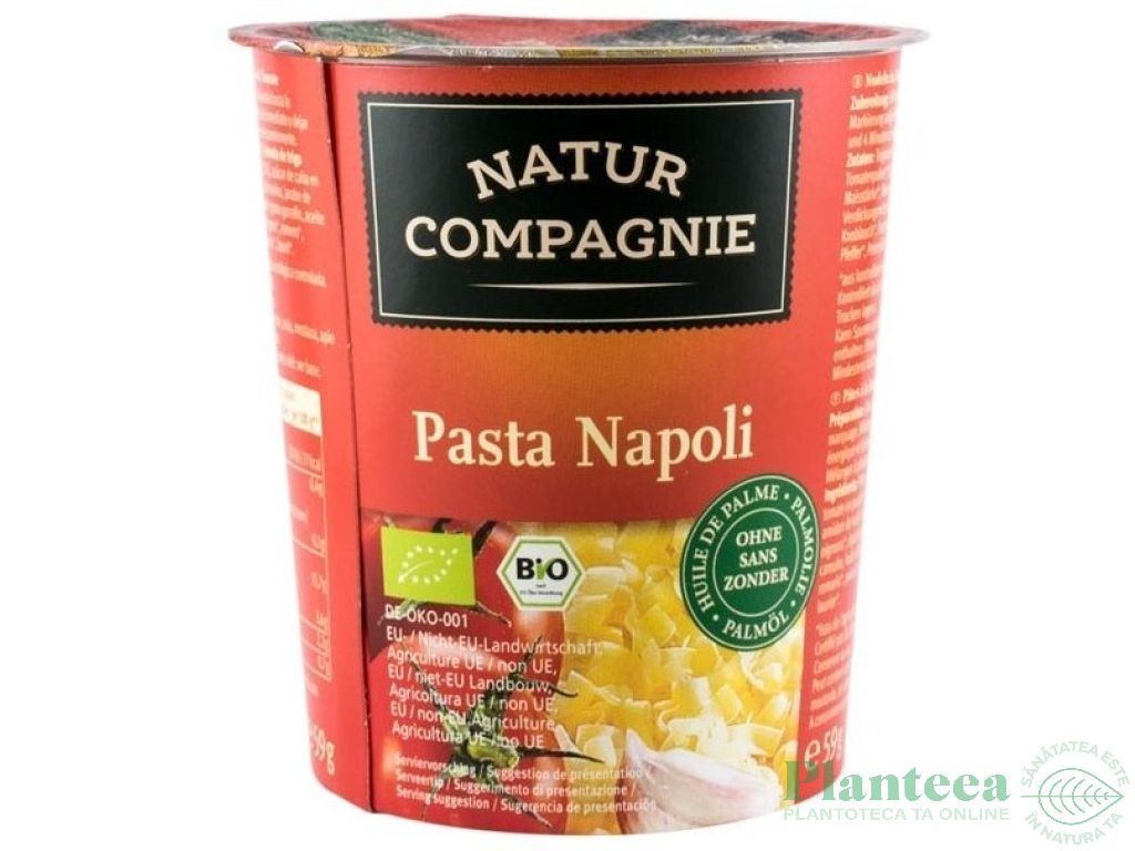 Premix paste taitei in sos tomat Napoli eco 59g - NATUR COMPAGNIE