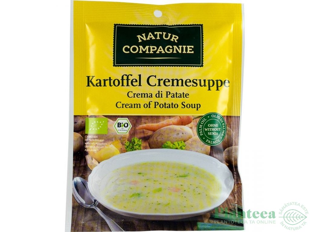 Supa crema cartofi bio 48g - NATUR COMPAGNIE