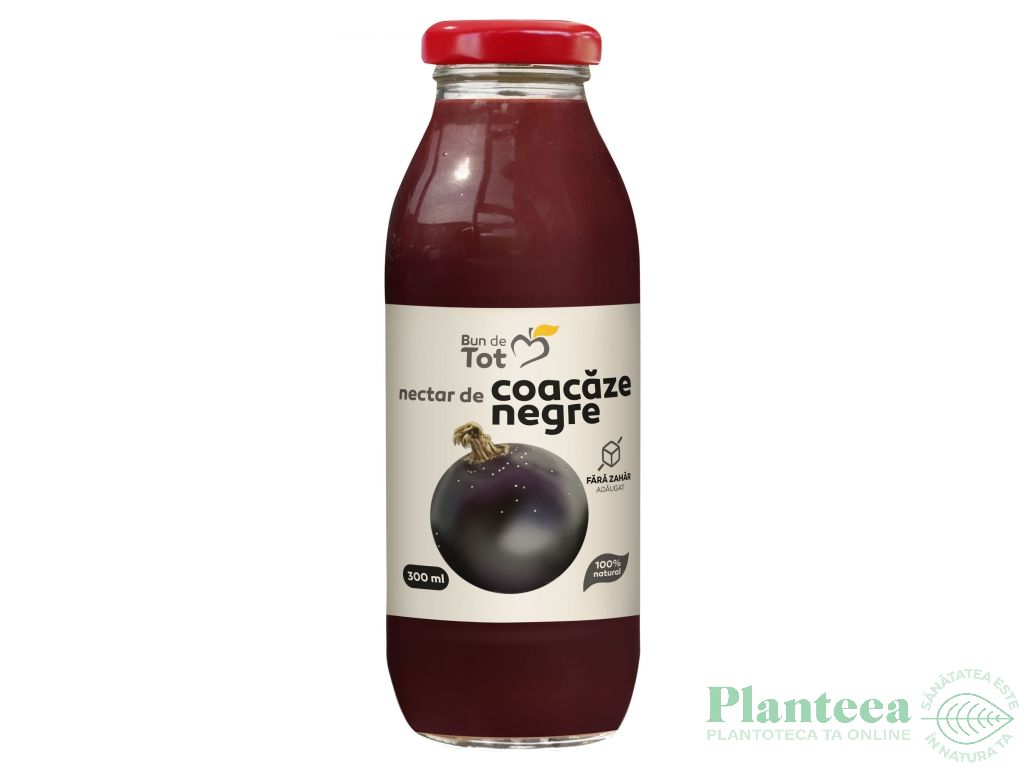 Nectar coacaze negre fara zahar 300ml - BUN DE TOT