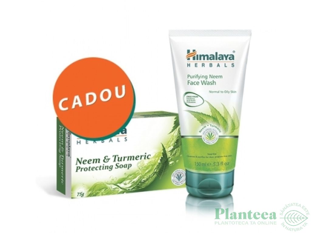 Set cadou [gel fata curatare purificare+sapun neem] 2b - HIMALAYA CARE