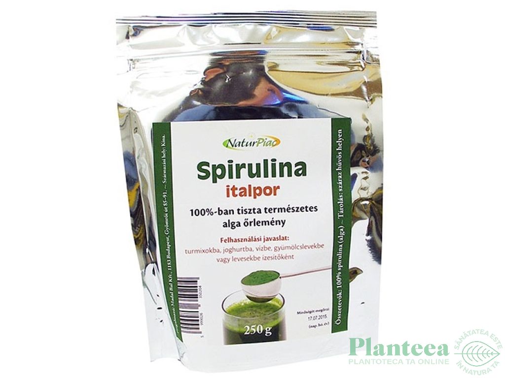 Pulbere spirulina 250g - NATURPIAC