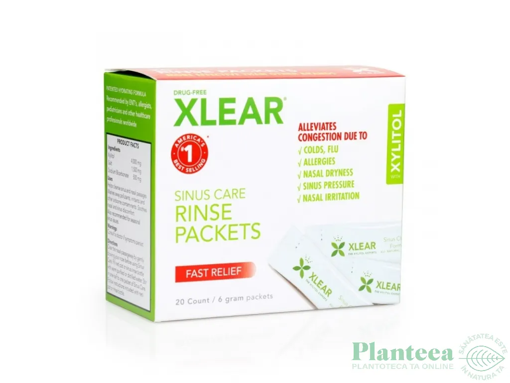 Solutie salina nazala Neti 6x20pl - XLEAR