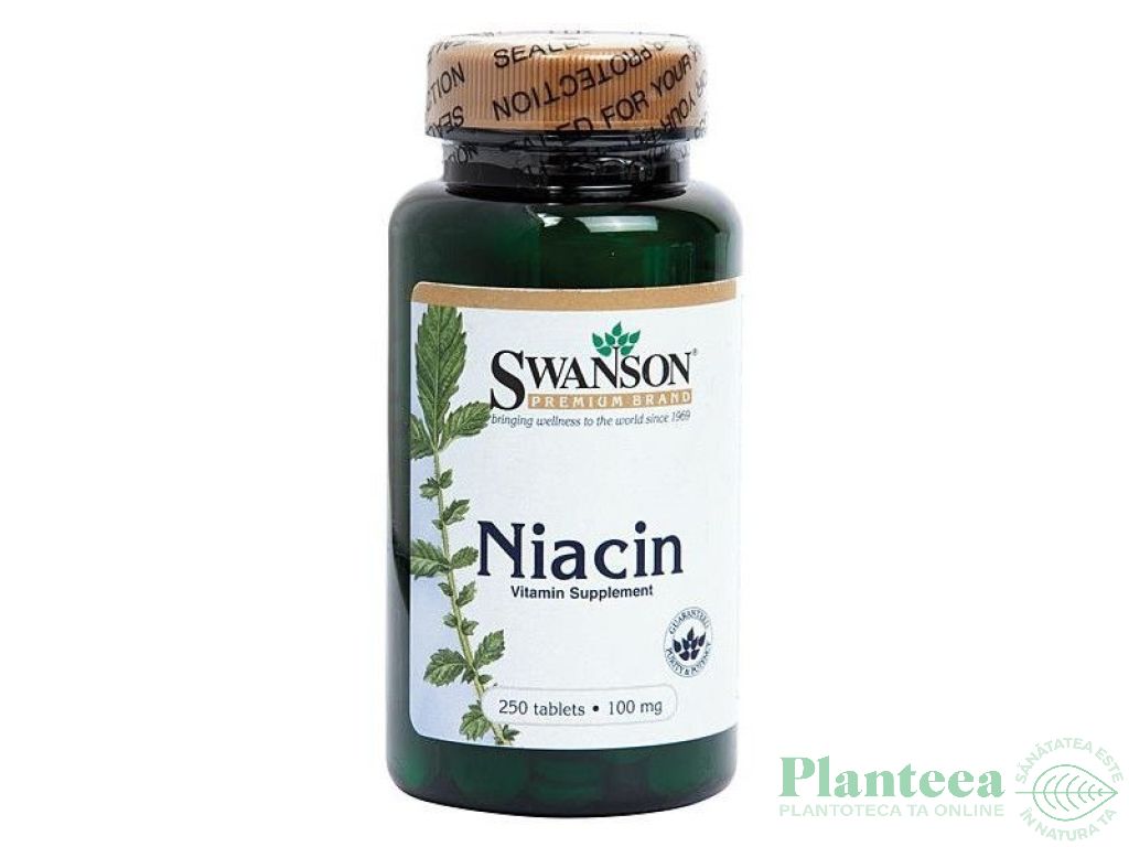 Vitamina B3 [niacina] 100mg 250cp - SWANSON