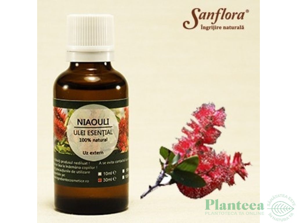 Ulei esential niaouli 10ml - SANFLORA