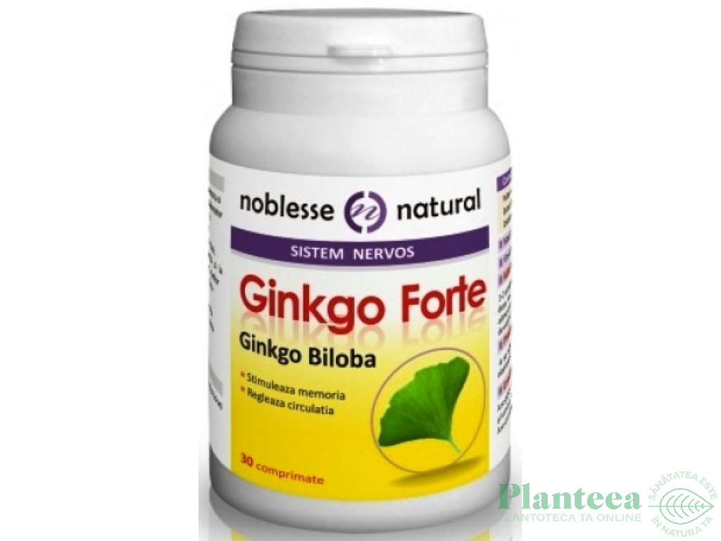 Ginkgo forte 500mg 30cp - NOBLESSE NATURAL