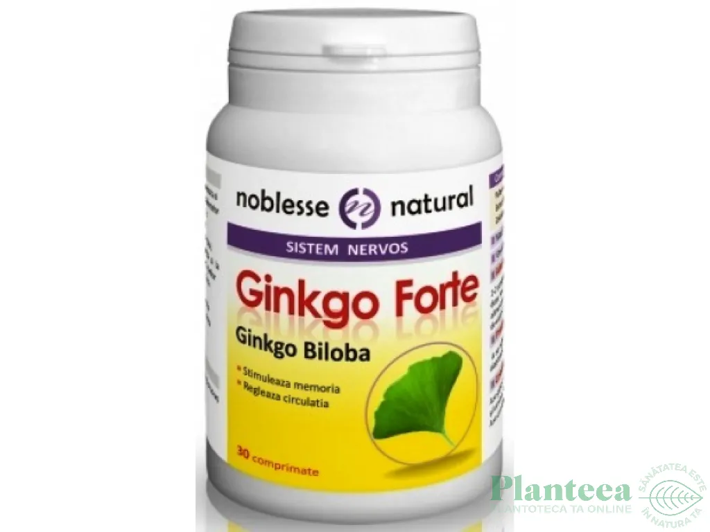 Ginkgo forte 500mg 30cp - NOBLESSE NATURAL
