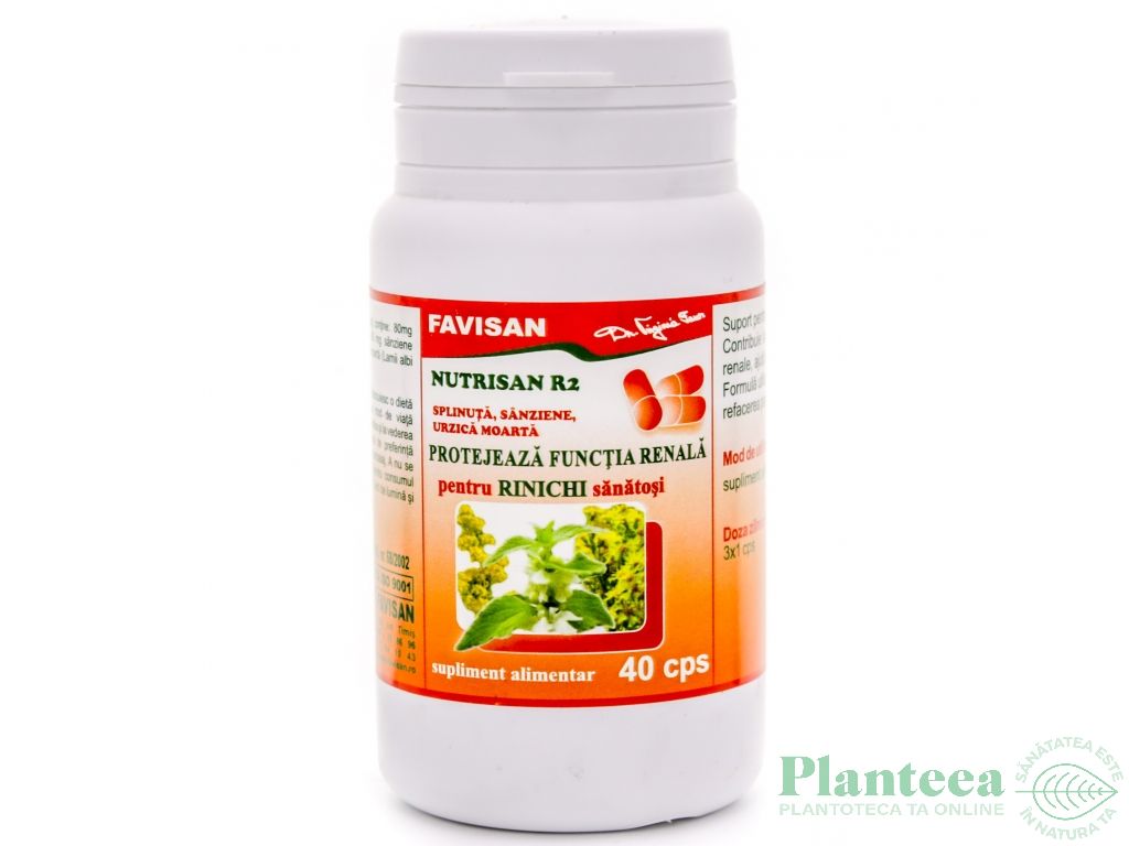 Splinuta sanziene urzica moarta Nutrisan R2 rinichi 40cps - FAVISAN