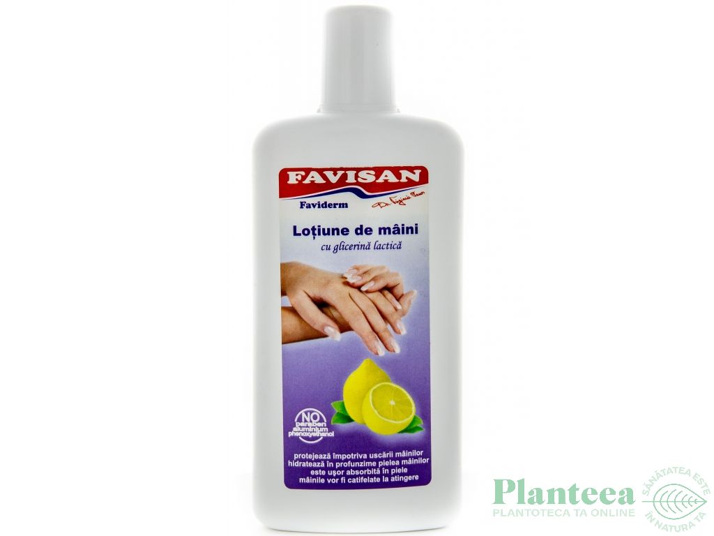 Lotiune maini glicerina lactica 125ml - FAVISAN