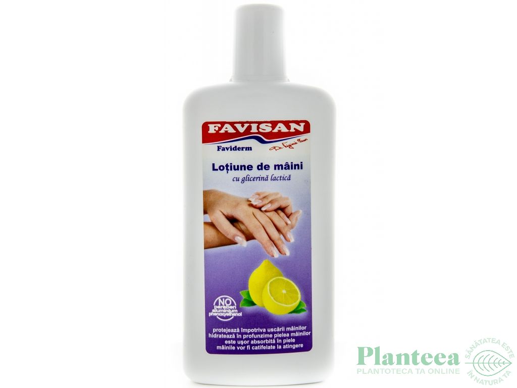 Lotiune maini glicerina lactica 125ml - FAVISAN
