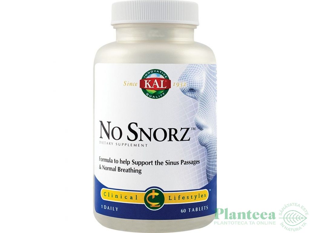 No Snorz 500mg 60cp - KAL