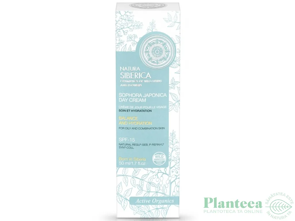 Crema zi hidratanta matifiant ten gras/mixt 50ml - NATURA SIBERICA
