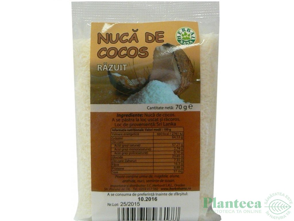 Cocos razuit 70g - HERBAL SANA