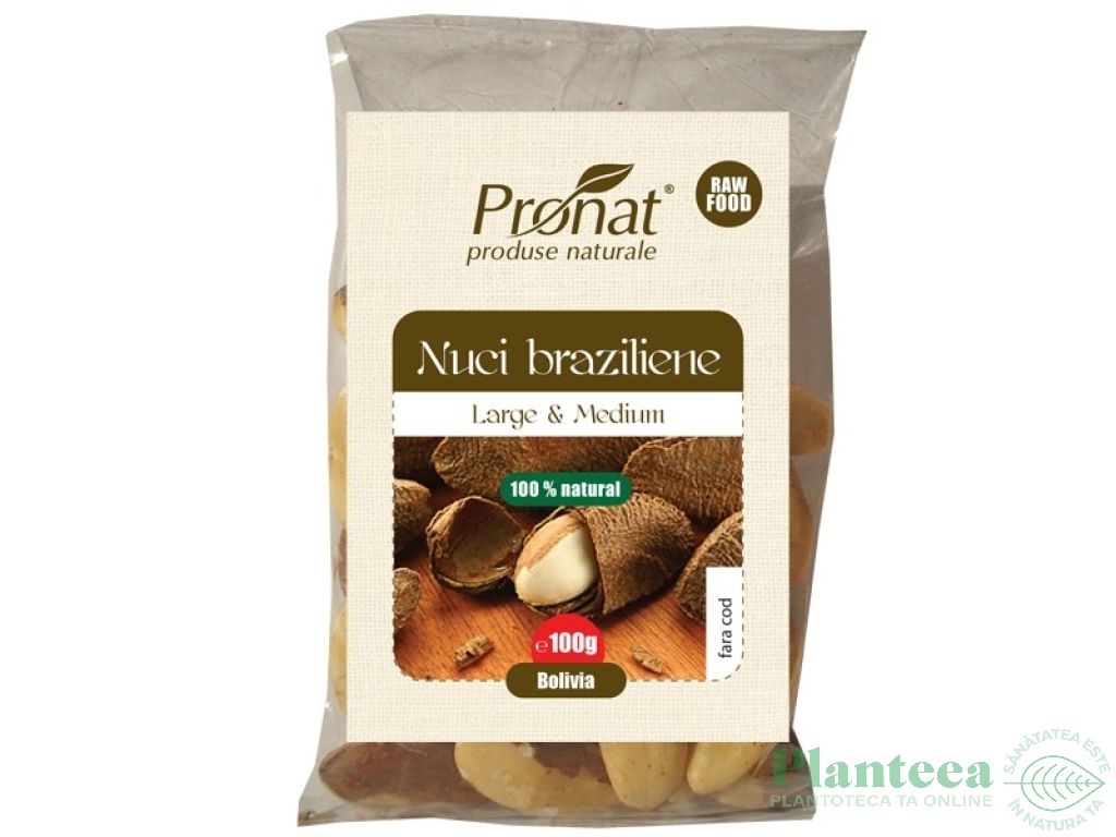 Nuci braziliene eco 100g - PRONAT