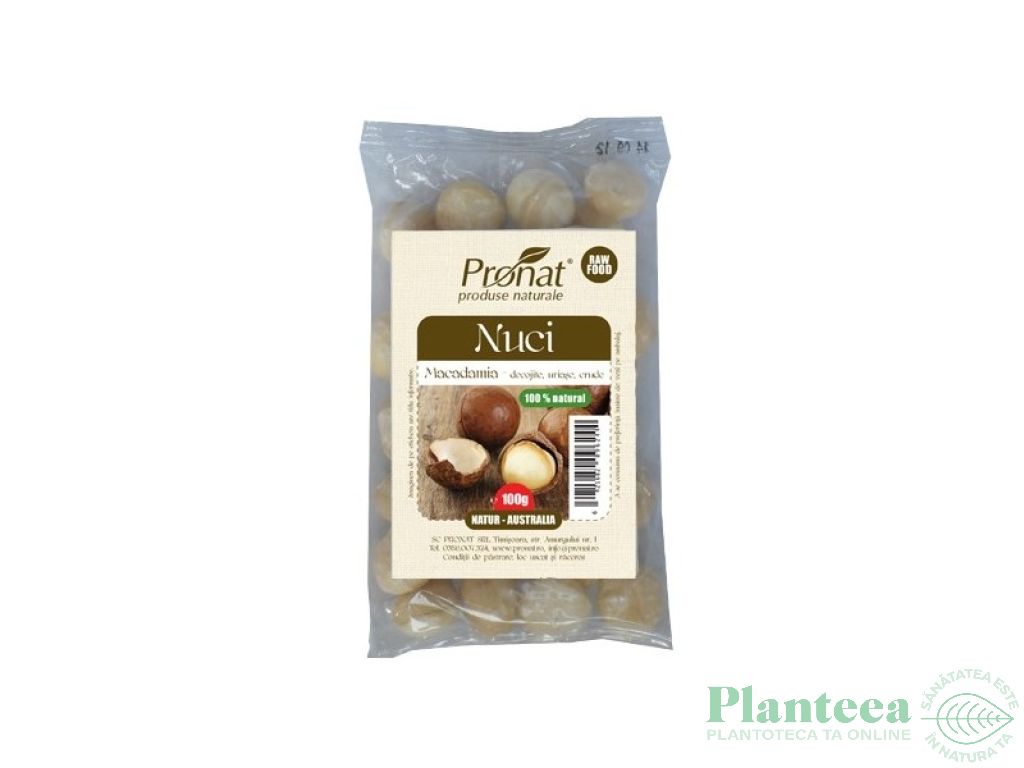 Macadamia crud 100g - PRONAT