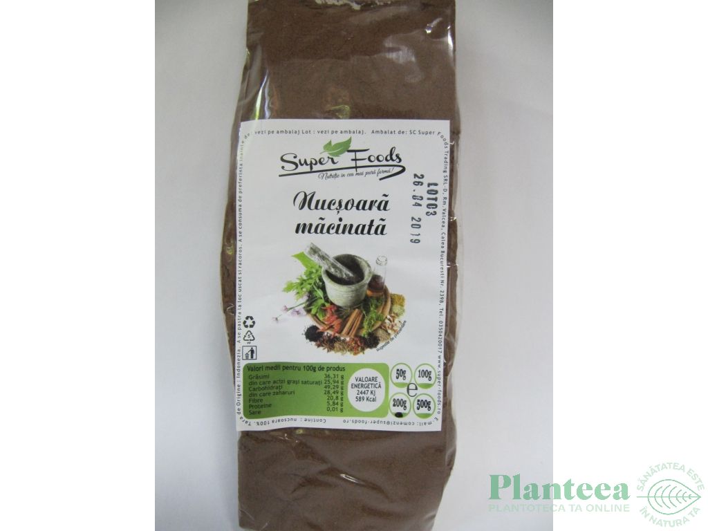 Condiment nucsoara macinata 200g - SUPERFOODS