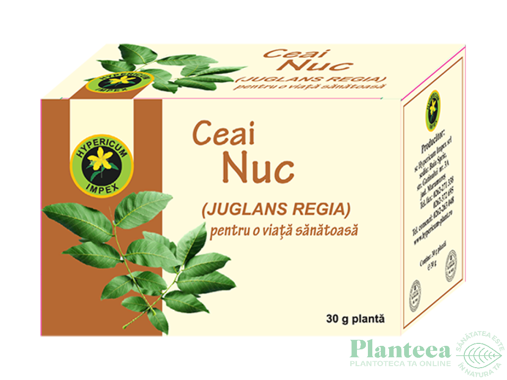 Ceai nuc frunze 30g - HYPERICUM PLANT