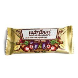 Baton caise alune fara gluten 40g - NUTRIBON