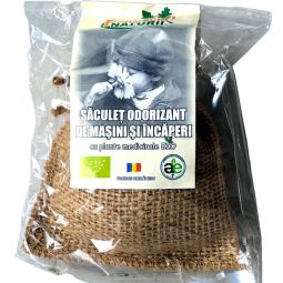 Saculet odorizant masini incaperi {8x12cm} 20g - FARMACIA NATURII