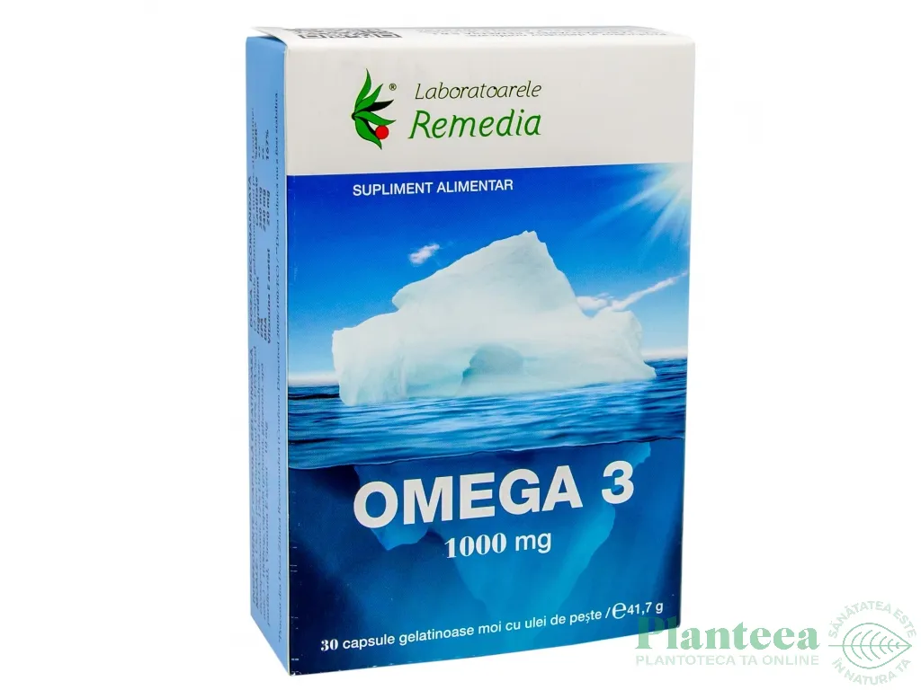 Omega3 1000mg 30cp - REMEDIA