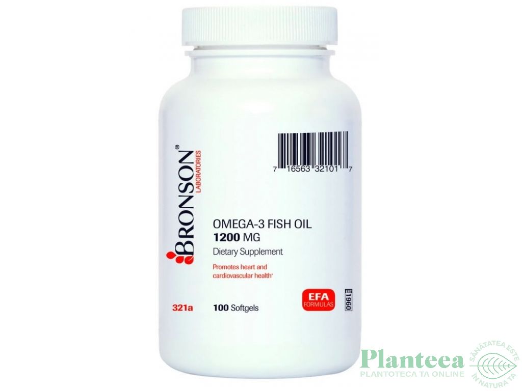 Omega3 1200mg ulei peste 100cps - BRONSON