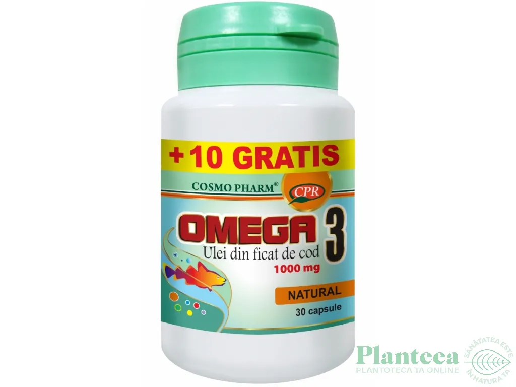 Omega3 ulei ficat cod 1002mg 30cps - COSMO PHARM