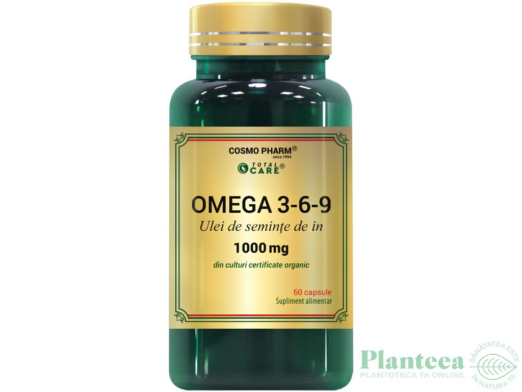 Omega369 ulei seminte in 1000mg 60cps - COSMO PHARM