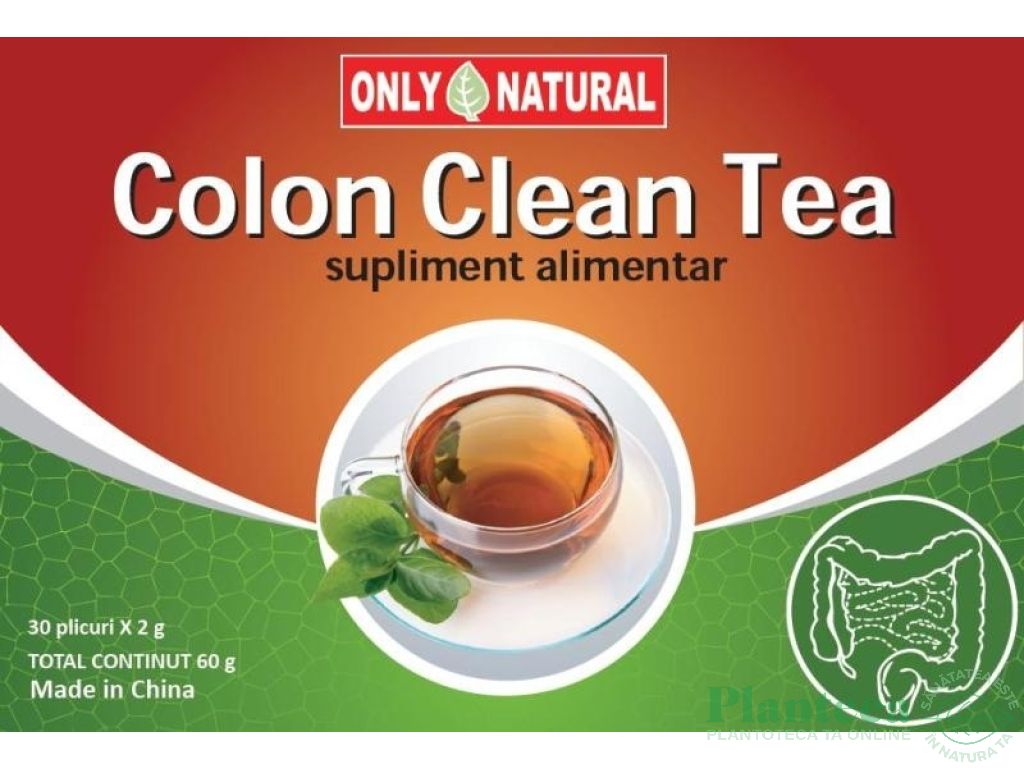 Ceai colon clean 30dz - ONLY NATURAL