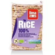 Rondele expandate orez fara sare 130g - LIMA
