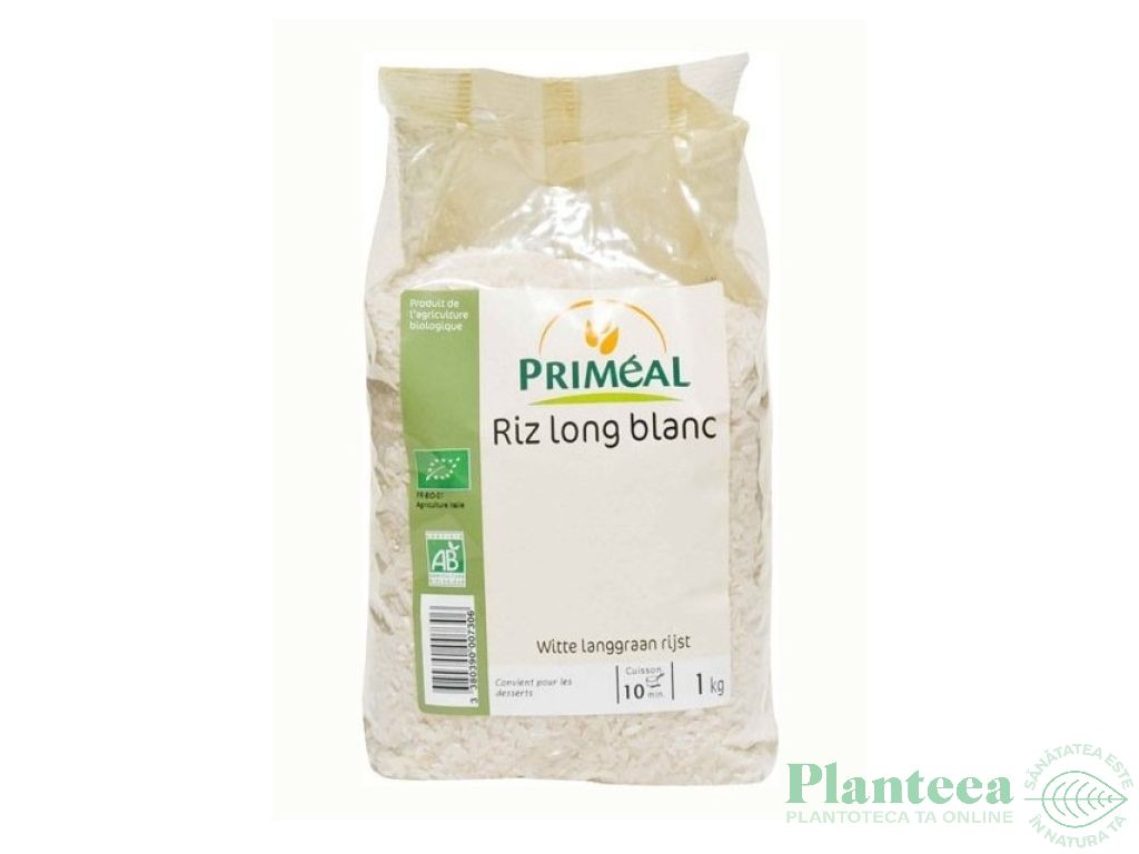 Orez bob lung alb italian eco 1kg - PRIMEAL