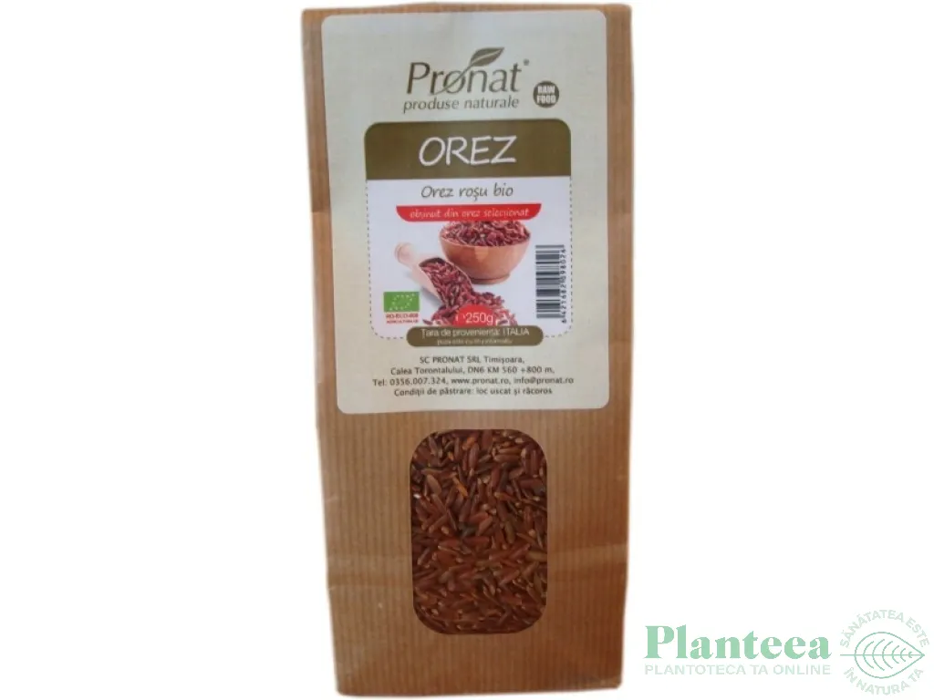 Orez rosu integral eco 250g - PRONAT