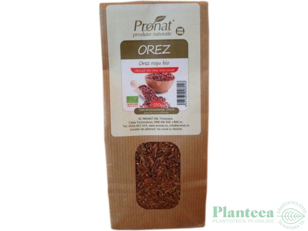 Orez rosu integral eco 250g - PRONAT