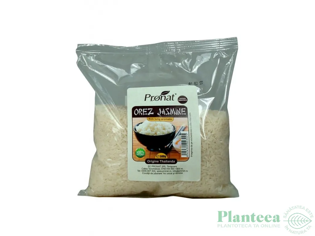 Orez jasmin alb 500g - PRONAT