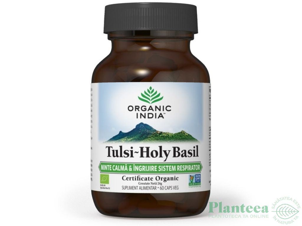 Tulsi [busuioc sfant] 60cps - ORGANIC INDIA