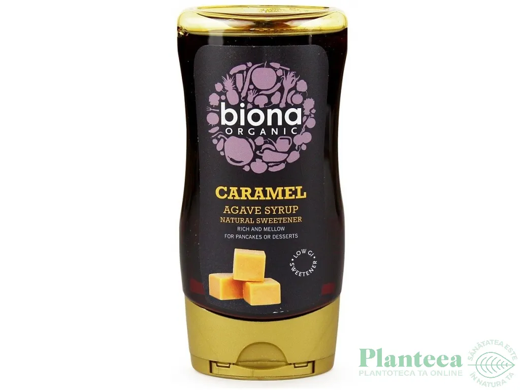 Indulcitor sirop agave caramel 350g - BIONA