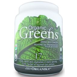 Pulbere mix17 Greens organic 300g - ORGANIKA HEALTH