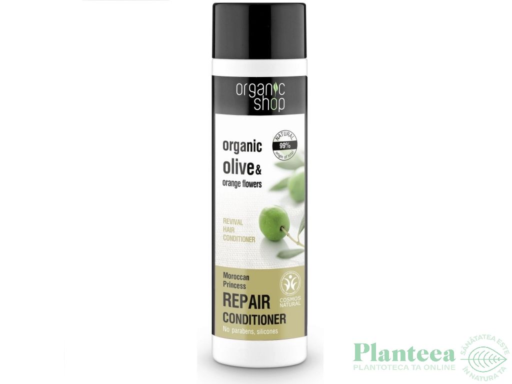 Balsam par reparator ulei masline flori portocal 280ml - ORGANIC SHOP