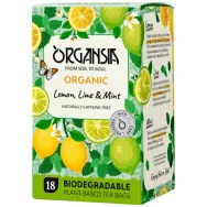 Ceai lamaie lime menta organic 18dz - ORGANSIA