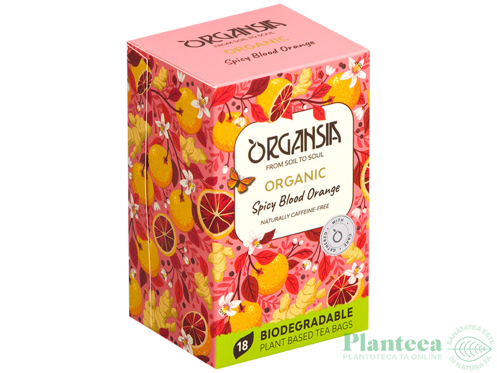 Ceai portocale rosii organic 18dz - ORGANSIA