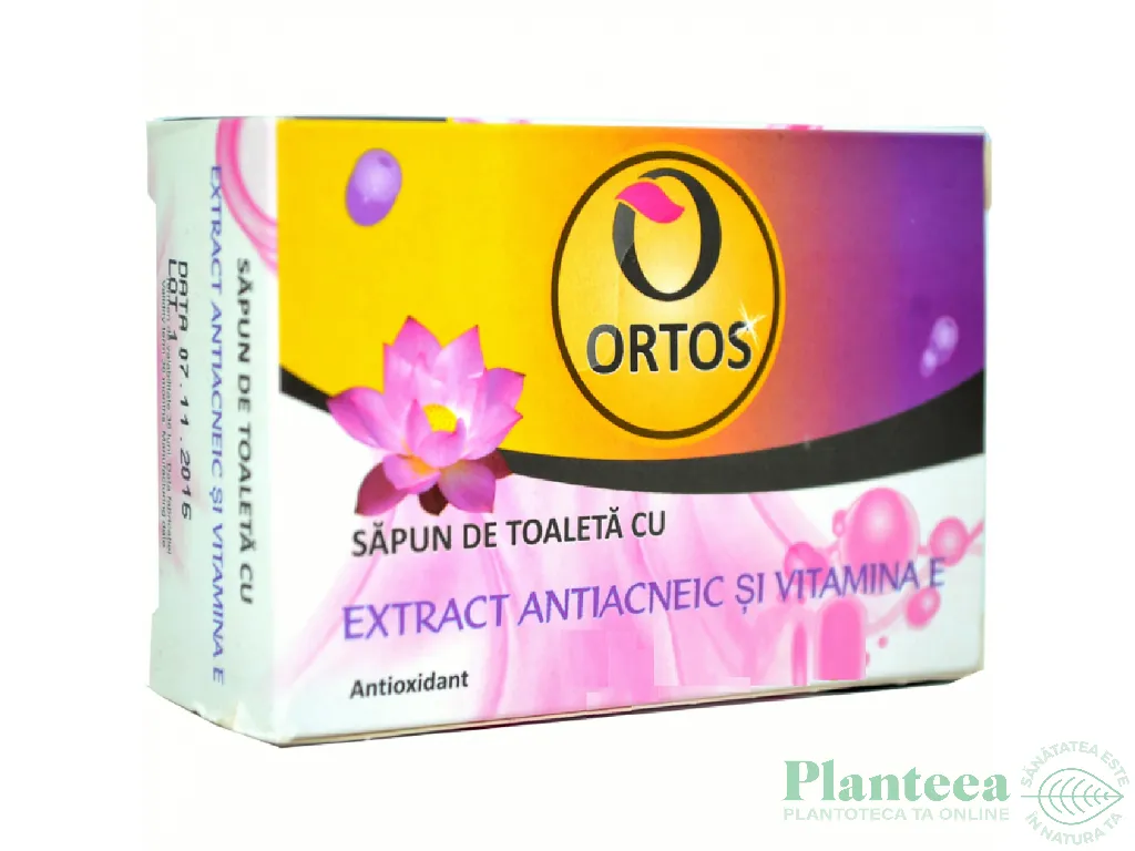 Sapun toaleta antiacnee vitamina E 100g - ORTOS