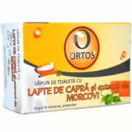 Sapun toaleta lapte capra morcovi 100g - ORTOS